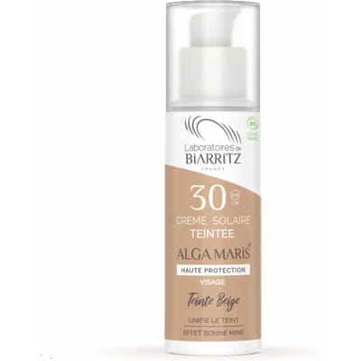 Laboratoires de Biarritz - Suncare - Alga Maris - Getinte Gezichtszonnebrand SPF30 Beige 50ml