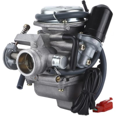 0.9in Carburateur Carb Assemblage Vervanging voor GY6 125cc 150cc 4-Takt Motor Scooters ATV's gray