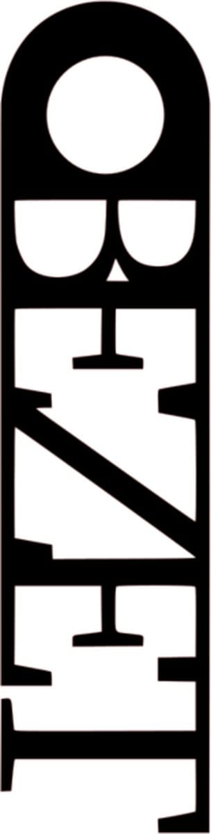Djemzy - deur bordje - Deurhanger - bezet gesneden - zwart - 6 mm mdf