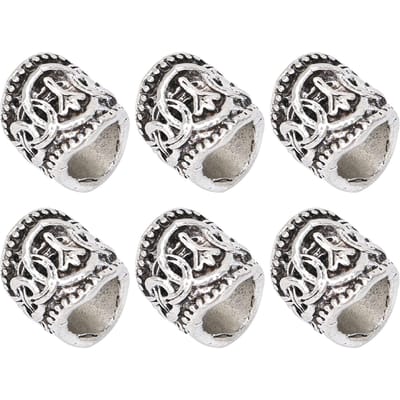 24 stuks Legering Vintage Baard Haar Kralen Dreadlocks Haar Vlecht Kralen Sieraden Maak Kralen