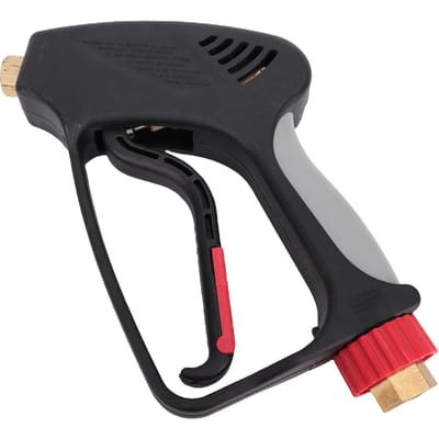 Hogedrukreiniger Kort Pistool 5000PSI 3/8 inch Draaibare Snelkoppeling en Een M22 14mm Adapter Krachtige Hogedrukreiniger Spuitpistool Met black