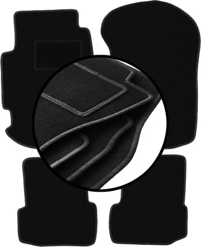 Set veloursmatten voor: Ford Escort MK7 hatchback, stationwagen (1995-2002)