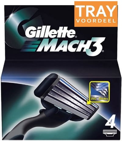 GILLETTE MACH 3 SCHEERMESJES 10 X 4 STUKS