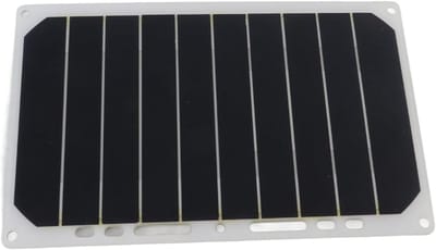 Zonnepaneel - Draagbare Lader - Buiten Opladen - 10W Krachtige Output - 29x16x2 cm - Zwart