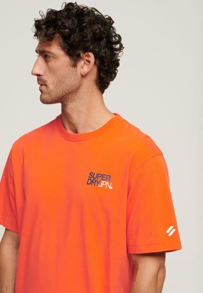 Superdry - Sportwear Logo T-shirt met losse pasvorm - Heren - Tops