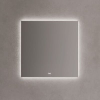 Kronenbach Night LED bathroom mirror 80x80 cm with dimmer function