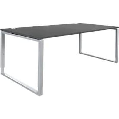 Schäfer Shop Genius bureau Modena Flex, in hoogte verstelbaar, rechthoekige vorm, beugelvoet, breedte 1800 mm, grafiet