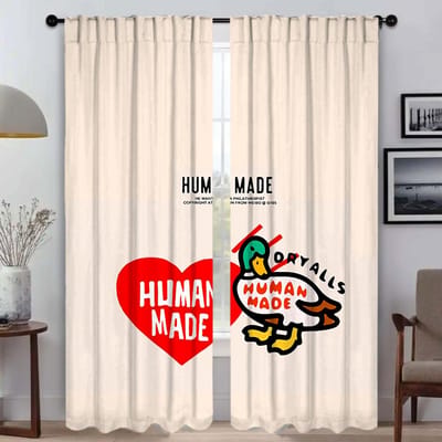 Human MadeS Keukengordijnen voor Woonkamer Gordijn Halloween Decoratie Huis Interieur Gordijnen 2 Stuks Gordijnen Afscheiding Kind W50xH70cmx2pcs-CL