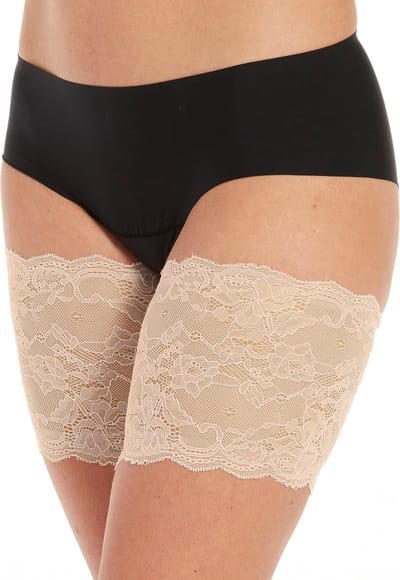 MAGIC Bodyfashion Be Sweet To Your Legs Lace Dijenbanden - Latte - Maat S
