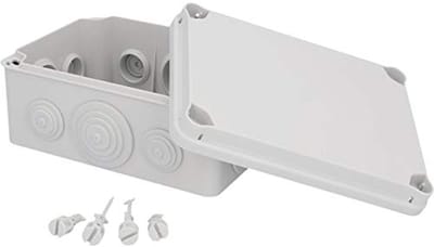 Opbouw-aftakdoos met IP65 Bescherming - 130x176x76 mm - Spatwater- en Stofdicht