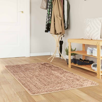 vidaXL - Tapijt - Runner - MARSA - Geel - 80 - x - 100 - cm - Polyester - en - PVC