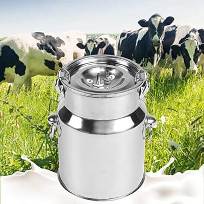 5L Melkmachine - RVS Vacuum Elektrische Melkmachine met Vacuum Pulse Pomp en 2 Zuigspeenbekers (EU Stekker)