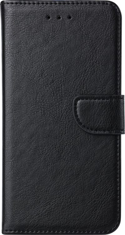 Hoesje Geschikt Voor Samsung Galaxy A03S Hoesje Zwart - Hoesje Geschikt Voor Samsung Galaxy A03S book case met Pasjeshouder - portemonee hoesje