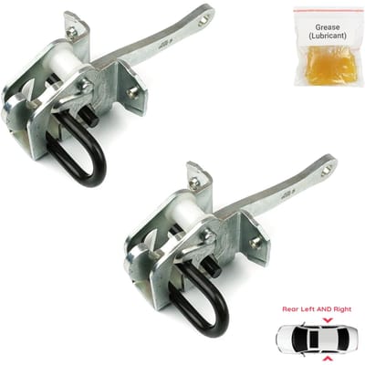 EDP1064-1 2 Pièces Loquet de Porte Arrière Gauche ET Droite Charnière Butée de Porte Limiteur Levier pour BMW Série 3 E36 1990-1999 51228165009