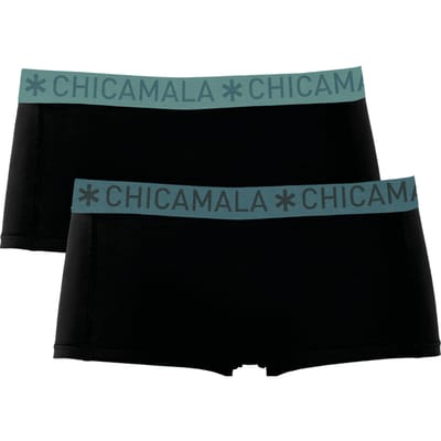 Chicamala – Boxershort Meisjes – 2 Pack – Normale Lengte – Onderbroek Meisjes – Kinderkleding – Meisjes Ondergoed – 95% Katoen – Meisjeskleding