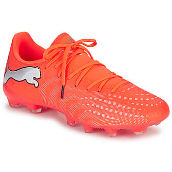 PUMA FUTURE 9 PLAY FG/AG Unisex Sportschoenen - Glowing Red-PUMA White-PUMA Black-PUMA Silver