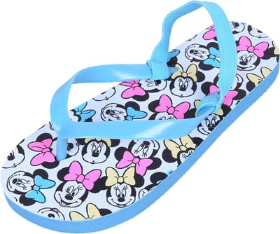 Blauwe meisjes teenslippers met elastiek Minnie DISNEY / 32-33 EU