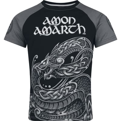 Amon Amarth T-shirt - EMP Signature Collection - M tot 3XL - voor Mannen - zwart-grijs