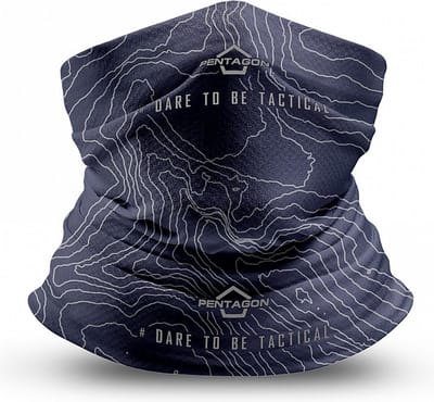Pentagon Skiron "Topographic Map" Neck Gaiter