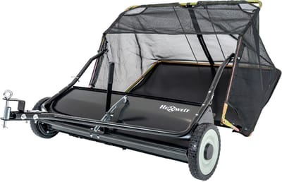 HW-SWEEPER - Gazonveger voor Zitmaaier - 96 cm - 370 L