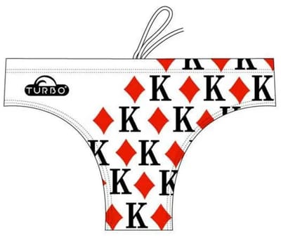 Turbo King Of Hearts Zwemslip Veelkleurig S Man