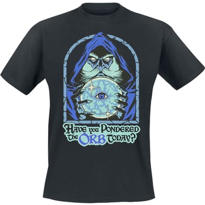 Steven Rhodes - Fun T-shirt - Have you Pondered the Orb Today? - M tot XXL - voor Mannen - zwart