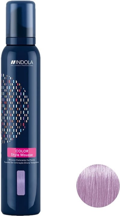Indola Color Style Mousse Powdery lilac - Haarmousse - 200 ml