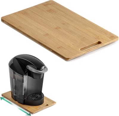 Uitschuifbaar blad - Schuifplank Keuken - Apparaten Plaatsen - Glad Schuifmechanisme - 45x3x2 cm - Natuurlijk hout