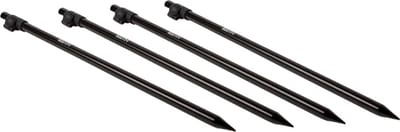 Faith Bankstick - Telescopisch 50cm - set 4 stuks - Karpervissen - Hengelsteun - Zwart