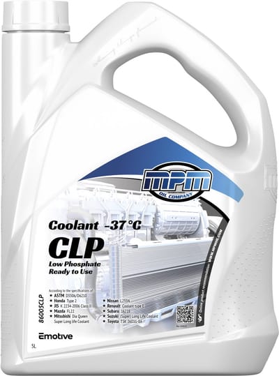 MPM Koelvloeistof -37 graden low phosphate - 5 liter