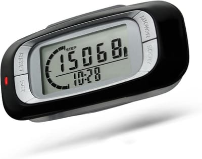 Draagbare 3D Stappenteller Clip voor Mannen en Vrouwen - Nauwkeurige Pedometer voor Lopen en Hardlopen