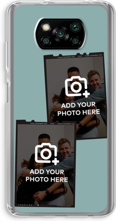 Gepersonaliseerd - Case Company® - Hoesje geschikt voor Poco X3 Pro hoesje - Polaroid Zwart - Soft Cover Telefoonhoesje - Bescherming aan alle Kanten en Schermrand