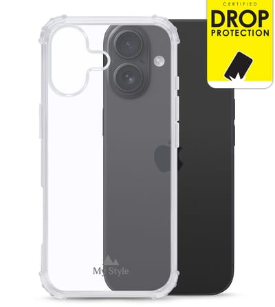 My Style Doorzichtig Hoesje geschikt voor Apple iPhone 17 Telefoonhoesje Flexibel TPU | My Style Protective Flex Backcover | Doorzichtig Telefoonhoesje iPhone 17 | iPhone 17 Case | Back Cover - Transparant