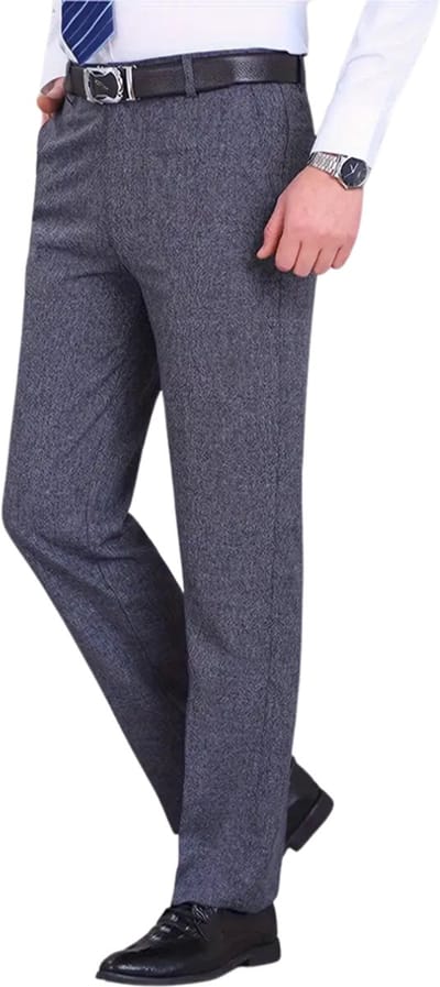 Livano Linnen Broek Heren - Zomerbroek - Volwassenen - Lange Broek - Pantalon - Strandbroek - Zomer - Ibiza Stijl - Grijs - Maat XS