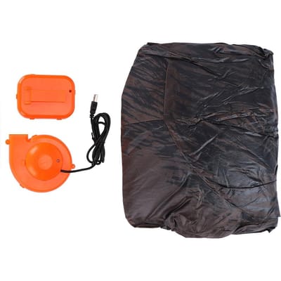 Halloween Opblaasbaar Kostuum met Luchtblazer voor Festivals Feesten Parken Dierentuinen Decoratie Type 1 black