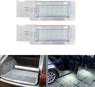 2 STKS LED Voetruimte Licht Bagage Compartiment Handschoenenkastje Lampen voor S/koda Superb Rapid voor V/W P/assat B6 B7 G/olf 5 6 Caddy S/eat A/teca