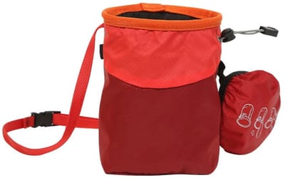 Dailygoods- Krijtzak Waterdicht - Magnetische Klimtas - Verstelbare Riem - Zacht Fluweel - Krasbestendig - Toegang Koordsluiting - Klimtasje