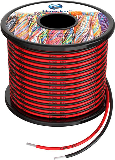 Siliconen Elektriciteitsdraad - Flexibele Koperkabel - Elektrische Aansluitingen - Hoge Temperatuurbestendig - 2x 30 Meter - Rood Zwart