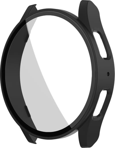 Stravo Screen protector case voor Samsung Galaxy Watch 7 - 40mm - Full Cover Hard Case / Beschermend Hoesje - Zwart - Samsung Galaxy Watch 7 - 40mm screenprotectors