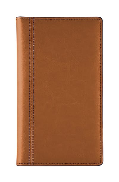 Brepols agenda 2027 - INTERPLAN [0.736] - PALERMO FASHION + ABC - Zakagenda - 1 week op 2 pagina's - Weekoverzicht - Gespiraleerd - Camel - 9 x 16 cm