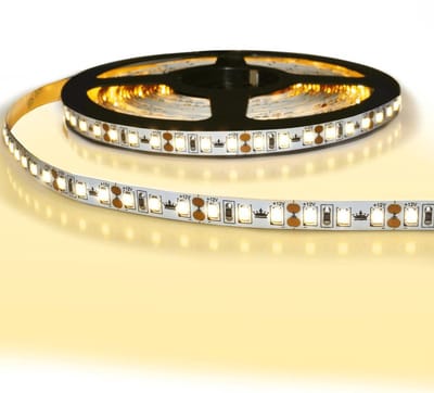 5 meter led strip IP20 12V - Extra warm wit 2400K - 120 leds p/m