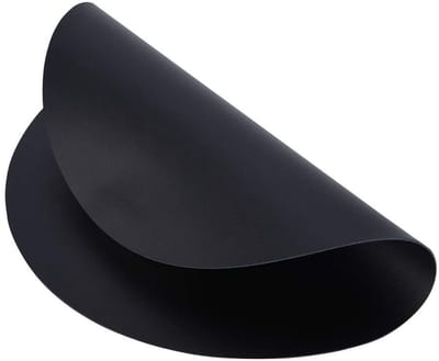 aladdien - Platenmat - Luxe leren slipmat - Perfect voor turntables - 1.5mm dikte - Geluid verbeterend - Voor vinyl liefhebbers - Zwart