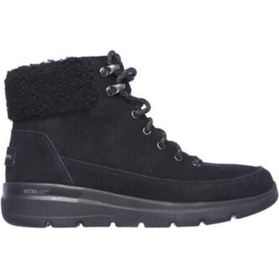 Skechers Glacial Ultra - Woodlands Dames Laarzen - Zwart - Maat 36