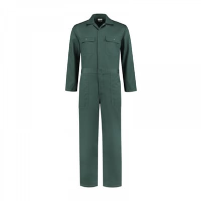 Overall polyester/katoen flessengroen maat 53