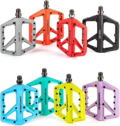 Fietspedalen Paar - Fietsaccessoires Onderdelen - Mountainbike BMX - Extra Grip Lagers - 356g - Paars