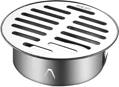 Unyqoos® en Roestvrijstalen Vloerafvoer met Afneembare Bodem voor Buiten