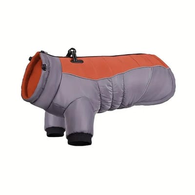 Waterdichte Geïsoleerde Hondenjas Warme Katoen Gevoerde Hondenkleding voor Middelgrote Honden Puppy Huisdier Vest Jas Reflecterende Winterkleding S