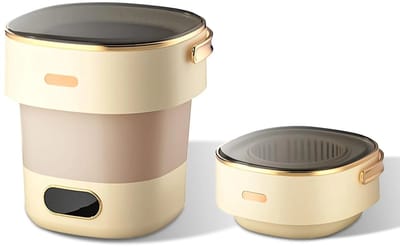 DIMICO - Mini Wasmachine 13L Opvouwbaar - Draagbare 2,5kg - Camping - Voor Ondergoed Babykleertjes Sokken Reizen Camper