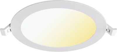 LED Downlight Inbouwspot - Braytron - 15W 1440lm 120° Bundelhoek - Aanpasbare Lichtkleur 3000K-4000K-6500K - IP40 - Rond - Wit - Ø198mm Buitenmaat - Ø175mm Zaagmaat