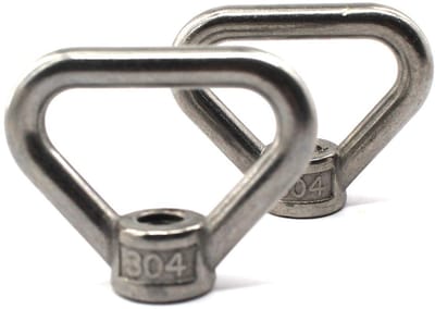 Cosensi - M14 Lifting Eye Nut - Triangle Vorm - Roestvrij staal - Duurzaam - 2 stuks - Geschikt voor zware toepassingen
